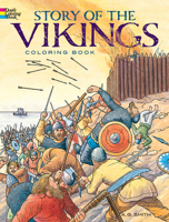 BOOST Story of the Vikings Coloring Book 0486256537 Book Cover