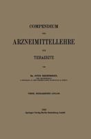 Compendium Der Arzneimittellehre Fur Tieraerzte 3662343843 Book Cover