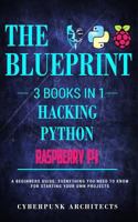 RASPBERRY PI & HACKING & PYTHON: 3 Books in 1: THE BLUEPRINT: Everything You Need To Know 1775235750 Book Cover