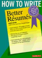 How to Write Better Resumes 0812042719 Book Cover