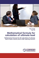 Mathematical formula for calculation of ultimate load 6200439265 Book Cover