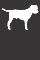 Notebook: College Ruled 6x9 120 Pages Border Terrier Dog Owner 1081967307 Book Cover