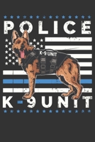 2020 Week To View Dated Planner Diary: 6x9 Inches Paperback Police Dog Handler German Shepherd Shep K-9 American Flag 1699557810 Book Cover