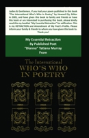 My Essential Retraction: From My "Poet's Profile" in The International Who's Who in Poetry B0B7PSHK7C Book Cover