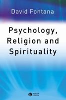 Psychology, Religion and Spirituality 1405108061 Book Cover
