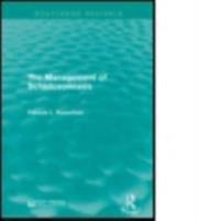 The Management of Schistosomiasis 1138955655 Book Cover