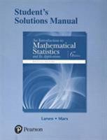 Student Solutions Manual: An Introduction to Mathematical Statistics: And Its Applications Fourth Edition 0130310158 Book Cover