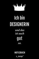 Notizbuch f�r Designer / Designerin: Originelle Geschenk-Idee [120 Seiten kariertes blanko Papier] 1695317785 Book Cover