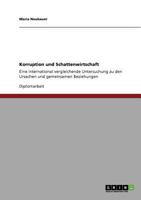 Korruption und Schattenwirtschaft: Eine international vergleichende Untersuchung zu den Ursachen und gemeinsamen Beziehungen 3640871227 Book Cover