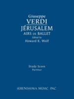 Jerusalem, Airs de Ballet: Study Score 1608742156 Book Cover