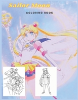 Sailor Moon: Coloring book for kids and adults with calming graphics B08YQQWWLT Book Cover