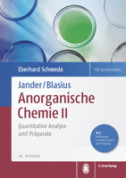 Jander/Blasius / Anorganische Chemie II: Quantitative Analyse Und Praparate 3777630101 Book Cover