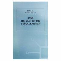 1798: The Year of the Lyrical Ballads (Romanticism in Perspective) 0333714083 Book Cover