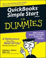 QuickBooks Simple Start For Dummies (For Dummies (Computer/Tech)) 0764574620 Book Cover
