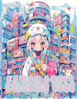 Kawaii Japanese Coloring Book: Awesome Anime Coloring Book For Teens And Adults B0C5PRS42Y Book Cover