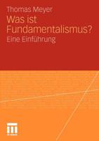 Was Ist Fundamentalismus?: Eine Einführung 3531160028 Book Cover