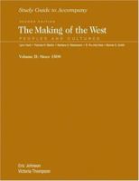 Study Guide to Accompany The Making of the West: Peoples and Cultures, Vol 2: Since 1560 (Peoples & Cultures Study Guide) 0312417799 Book Cover