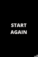 START AGAIN: 120 PAGES (6×9) 1655672029 Book Cover