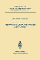 Freiwillige Gerichtsbarkeit Und Notarrecht 3662117819 Book Cover