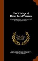 The writings of Henry David Thoreau Volume 1 1143503775 Book Cover