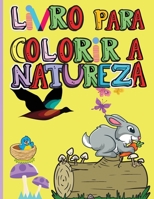 Livro para Colorir a Natureza: Incr�veis Animais, Aves, Plantas e Vida Selvagem para rapazes e raparigas - As belezas da natureza - Colorir Flores, Aves, Borboletas 1008915025 Book Cover