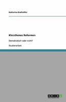 Kleisthenes Reformen: Demokratisch oder nicht? 3640373154 Book Cover