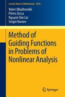 Method of Guiding Functions in Problems of Nonlinear Analysis 3642370691 Book Cover