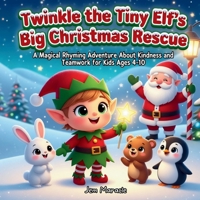 Twinkle the Tiny Elf's Big Christmas Rescue: A Magical Rhyming Adventure About Kindness and Teamwork for Kids Ages 4-10 B0GZH5ZYN9 Book Cover