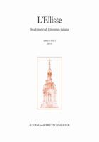 L'Ellisse, 8/1 - 2013: Studi Storici Di Letteratura Italiana 8891306487 Book Cover