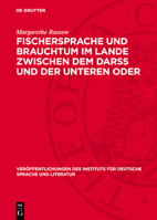 Fischersprache Und Brauchtum Im Lande Zwischen Dem Darss Und Der Unteren Oder 311275008X Book Cover