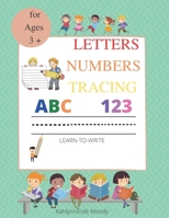 Letters Numbers Tracing (Uppercase A-Z & Lowercase a-z & Numbers 1-20) Shapes & Colors B094259YCL Book Cover