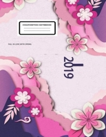 composition notebook full in love with spring: notebooks and journals, composition notebook, notebook paper wide ruled, Novelty Smiley notebook paper reinforced holes, notebook college ruled, Dotted G 1695306333 Book Cover