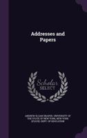 Addresses and Papers by Andrew S. Draper .. 1148126910 Book Cover