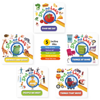 Spot and Learn with Pictures: A Boxset of 5 Fun & Interactive Board Book to Develop Observation Skills and Vocabulary for Kids, Toddlers [Penguin Ea 9815144227 Book Cover