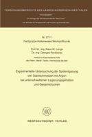 Experimentelle Untersuchung Der Spulentgasung Von Stahlschmelzen Mit Argon Bei Unterschiedlichen Legierungsgehalten Und Gesamtdrucken 3531027174 Book Cover