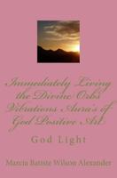 Immediately Living the Divine Orbs Vibrations Aura's of God Positive Art: God Light 1500114553 Book Cover