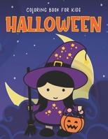 Halloween Coloring Book: For Kids Ages 3-8 B08FNMPFWH Book Cover