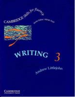 Writing 3 Student's book: Upper-intermediate 0521399270 Book Cover