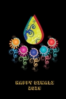 Happy Diwali 2019: Thoughtful Diwali Gift, Lined Blank Notebook, Mandala Back Cover, 6 x 9, 120 White Color Pages, Matte Finish Cover 1691408093 Book Cover
