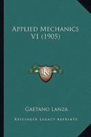 Applied Mechanics V1 0548807566 Book Cover