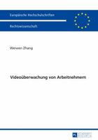 Videoueberwachung Von Arbeitnehmern 3631708211 Book Cover
