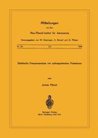 Statistische Frequenzanalyse Von Erdmagnetischen Pulsationen 3540042695 Book Cover