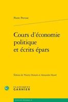 Cours d'Economie Politique Et Ecrits Epars (French Edition) 240616781X Book Cover