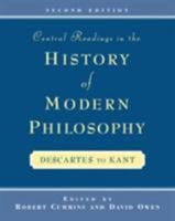 Central Readings in the History of Modern Philosophy 0534523471 Book Cover
