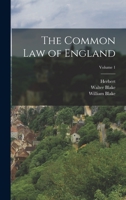 The common law of England. Volume 1 of 2 1017858454 Book Cover