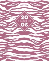 2020 Planner: Daily & Weekly 8x10 Organizer with Calendar Views and Inspirational Quotes 2-Page Weekly Spreads Tiger Stripes 1709978082 Book Cover