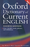 Oxford Dictionary of Current English (Dictionary) 0198603789 Book Cover