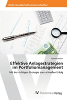 Effektive Anlagestrategien im Portfoliomanagement 3639469267 Book Cover