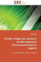 Etude Critique Du Systéme de Management Environnemental En Algerie 3841781810 Book Cover