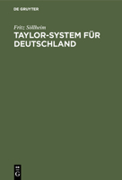 Taylor-System für Deutschland (German Edition) B00AKCNS48 Book Cover